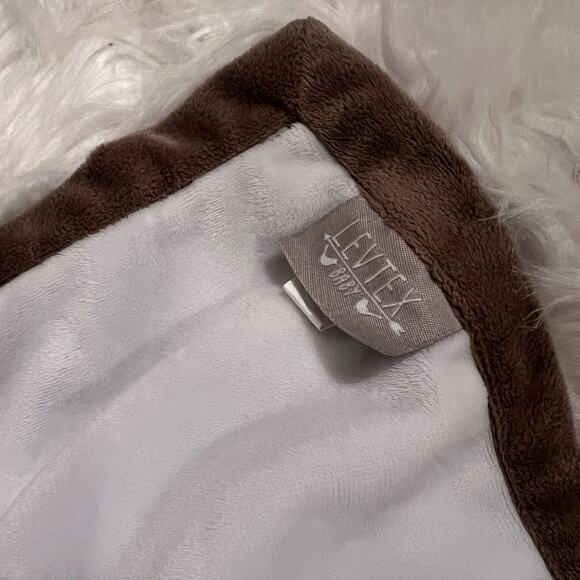 Levtex Baby Deer Infant Security Blanket Lovey Brown Tan White Antlers Buck - Picture 7 of 7